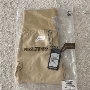 ✖️ Purdue Fitness Tan Biker Shorts ✖️